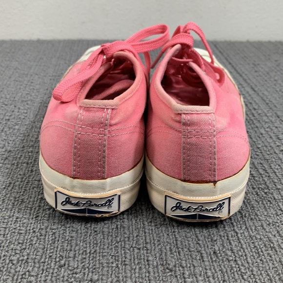 Converse Jack Purcell Low Ox Sneakers Womens Size 6 Pink Canvas Low tops 5Q697 - Picture 7 of 13
